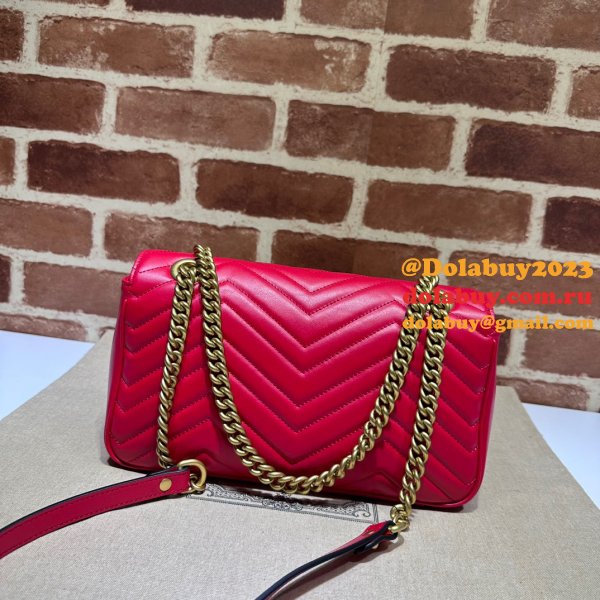 Gucci GG Marmont 1:1 Mirror Shoulder 443497 High Quality Bag