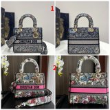 Top Quality Luxury Lady Dior 24cm Replicas Christian Dior Bags