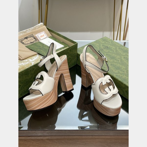 Perfect Gucci Cheap Replica Cutout Sandals Shoes On 2023 Sale