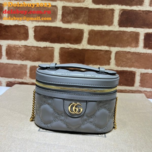 Best Gucci 723770 AAA Fake GG Matelassé Top Handle Bag