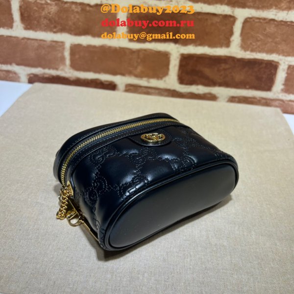 Best Gucci 723770 AAA Fake GG Matelassé Top Handle Bag