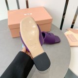 Perfect MiuMiu Bread Slippers Summer Replica Sandals