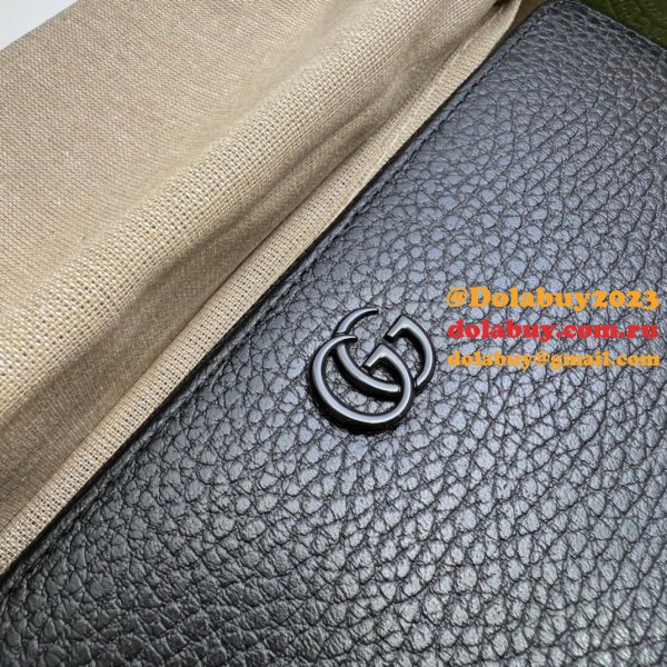 Gucci Best Replica 456117 GG Marmont zip around wallet