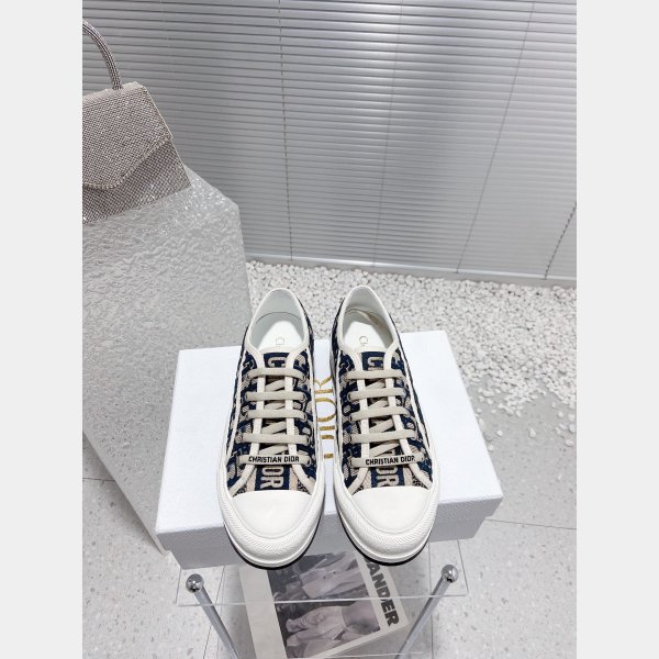 Buy Perfect Walk 'n' Dior Embroidery Sports Replica Shoes