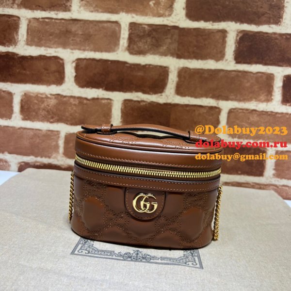 Best Gucci 723770 AAA Fake GG Matelassé Top Handle Bag