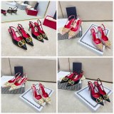 Valentino 1:1 Mirror Slingback Garavani Vlogo Pumps Fake Shoes