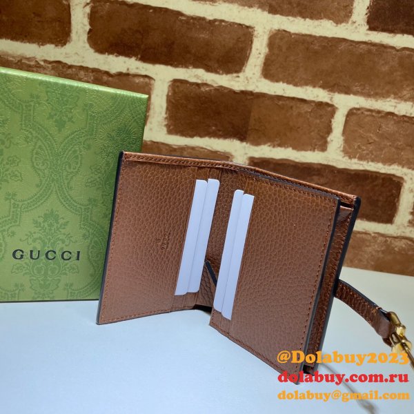 Gucci Designer Jackie 1961 Card Case 645536 Wallet