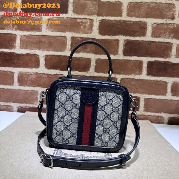 Ophidia GG Gucci Wholesale 772157 Top Handle Fake Bag