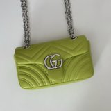 Gucci Designer 837280 GG Marmont Small Shoulder Bag
