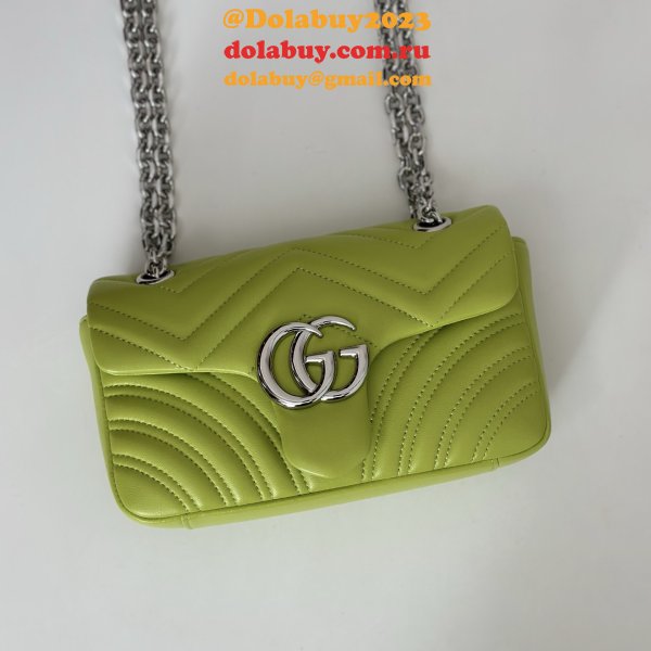 Gucci Designer 837280 GG Marmont Small Shoulder Bag