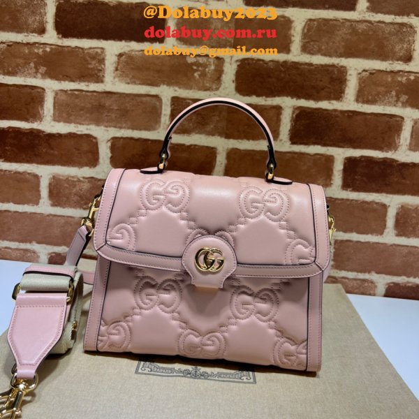 Gucci Fashion Copy 736877 Matelasse GG Top Handle Bag