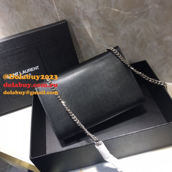 Saint Laurent 20CM Vicky Quilted Shoulder Bag