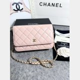 Top Quality WOC CHAIN BAG Lambskin 19CM Handbag