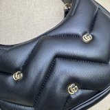 Copy GG Marmont Half-moon-shaped 770983 Perfect Knockoff Bag