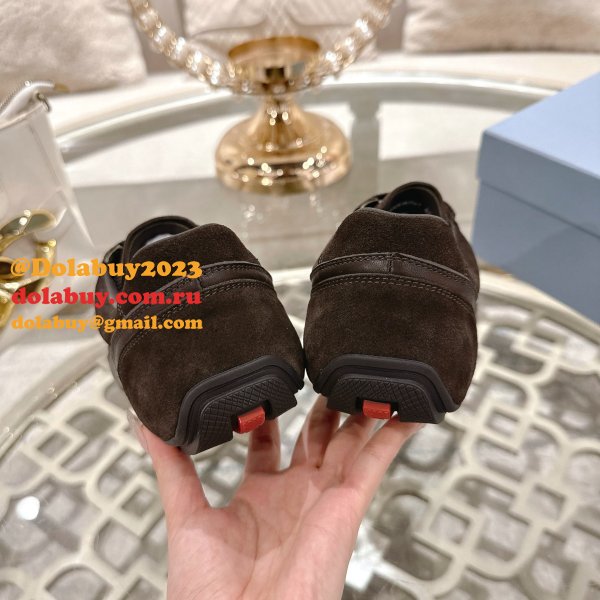 Top prada Suede sneakers