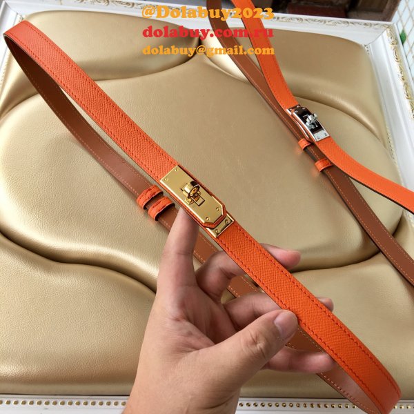 7 Star hottest selling hermes kelly thin belt 17mm