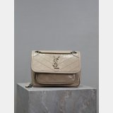 To Buy Replica Best YSL Niki Oil wax leather Bags