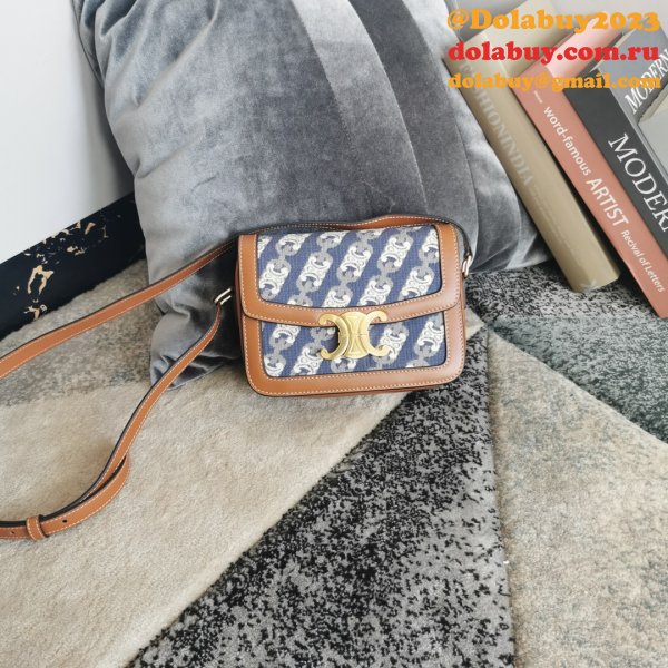 Celine Top Quality Triomphe Teen 18CM 188423 Knockoff Bag