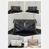 Top Quality best YSL LOULOU PUFFER HANDBAG 23cm