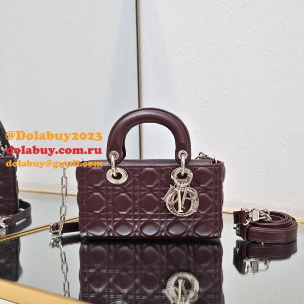 Lady D-Joy Lambskin Small Bag