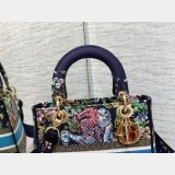 Christian Dior AAA+ Replica Canvas Lady 24CM Tote Bag