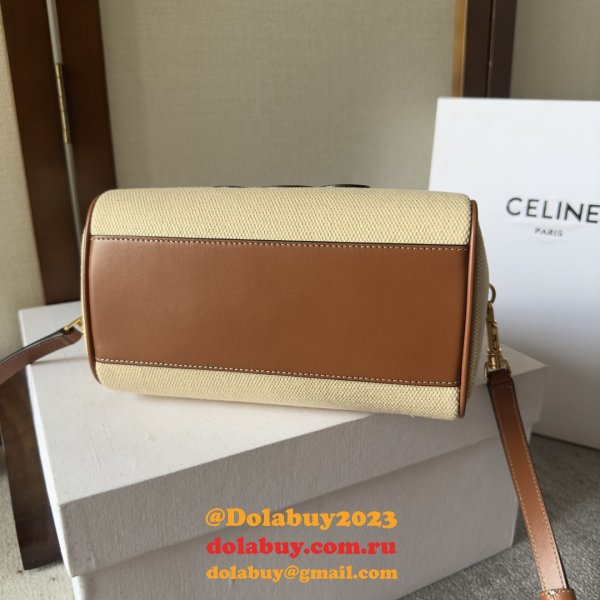 Luxury Celine 197582 Triomphe Small Boston Bag