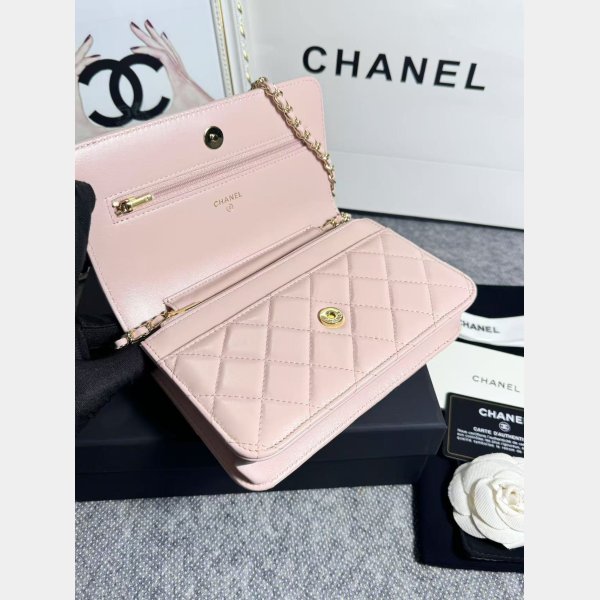 Top Quality WOC CHAIN BAG Lambskin 19CM Handbag