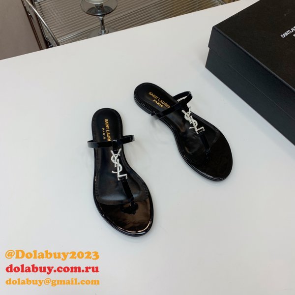 Top Quality YSL Saint Laurent Cassandra Sandals Heels Shoes