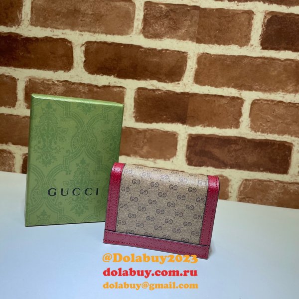 Gucci Best Beige Doraemon x Gucci 654541 card case