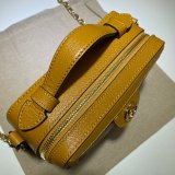 Replica Gucci 7 Star Ophidia GG mini shoulder 602576 yellow bag