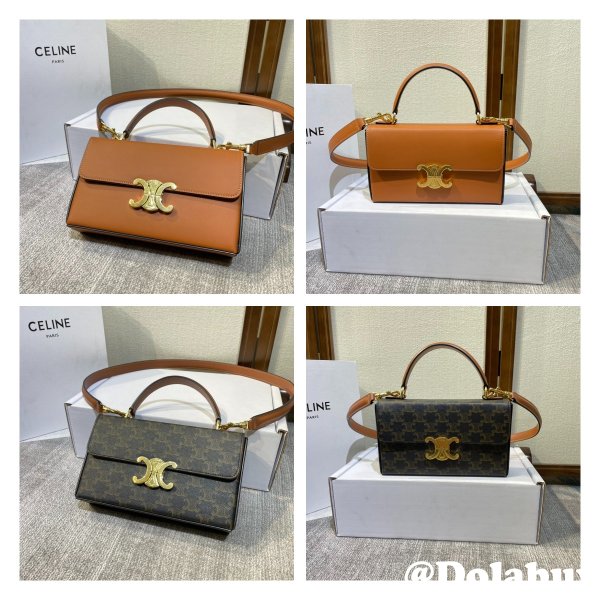 7 Star CELINE BOX TRIOMPHE Duplicate NEW BAG #199992