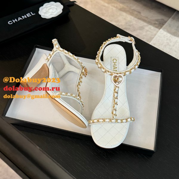Best CC 2025ss Heart Sandals