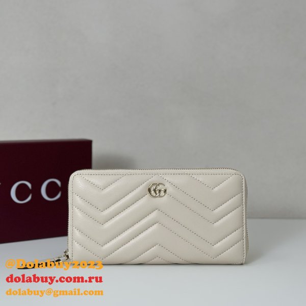 Replica Gucci GG Marmont Zip Around Wallet #837758 Bag