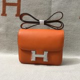 Hermes Constance Bag 18cm Epsom Leather Orange