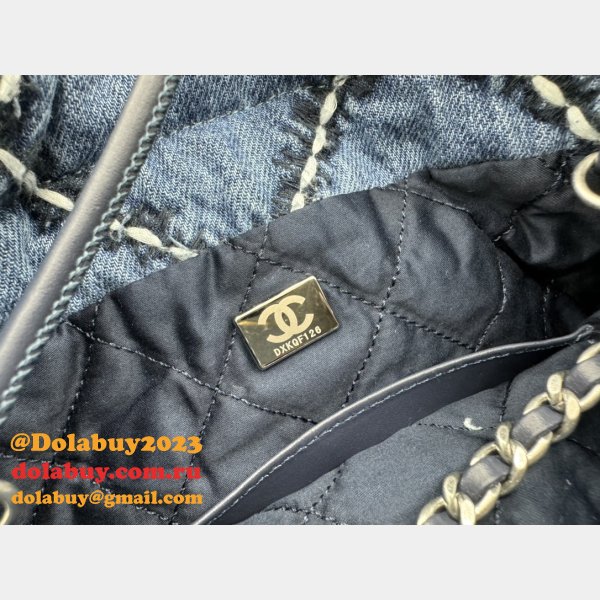 Top Quality CHANEL 22 denim bag AS3260