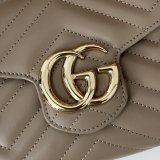 Perfect Gucci Replicas 474575 GG Marmont Super Chain Wallets High Bag