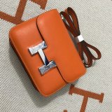 Hermes Constance Bag 18cm Epsom Leather Orange