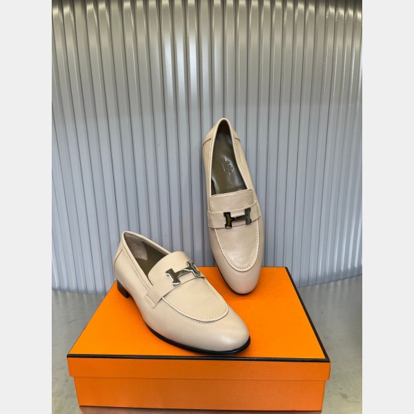 7 Star full leather loafer hermes shoes