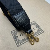 Fake Gucci Crocodile Trim Messenger Sales Online 702136 Bag