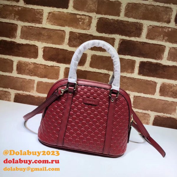 Top Quality Gucci Replicas 449654 microguccissima bag leather