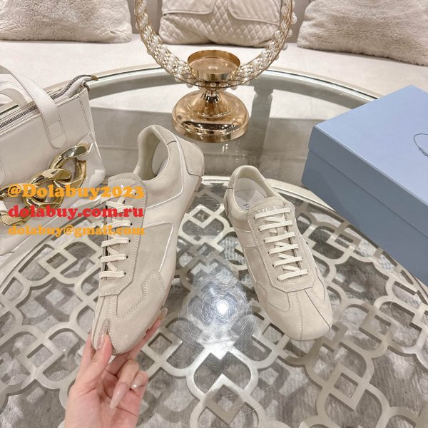 Top prada Suede sneakers