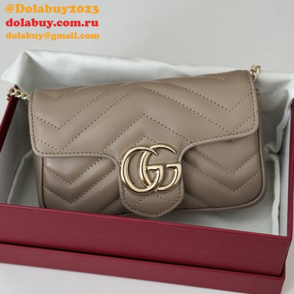 7 Star Gucci Replicas 476433 GG Marmont Super Crossbody Bag