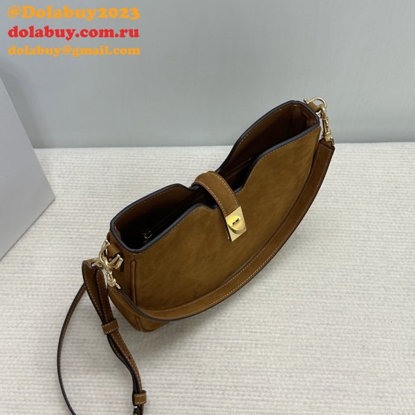 SMALL CAMILLE 16 SOFT BAG IN NUBUCK CALFSKIN
