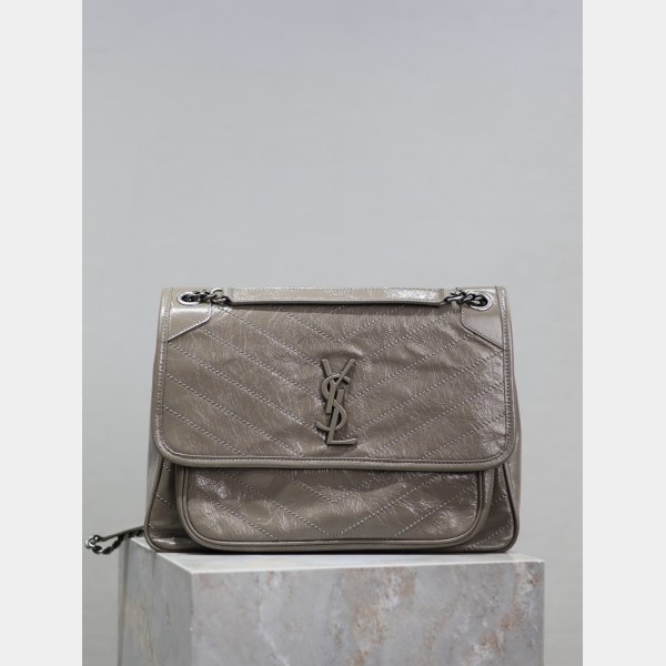Best 7 Star Niki YSL Replicas High Quality Oil wax leather Bags
