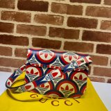 Adidas x Gucci 602204 Knockoff 1955 Horsebit Shoulder GG Supreme Bag