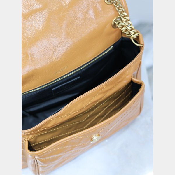 To Buy Replica Best YSL Niki Oil wax leather Bags