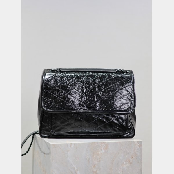Best 7 Star Niki YSL Replicas High Quality Oil wax leather Bags