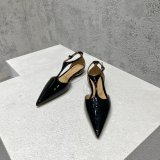 Bottega Veneta Replica Flat Pointed Toe Sandals Shoes