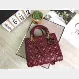 Fashion Christian Dior Lady Dior Top Quality 24CM Fake Bag