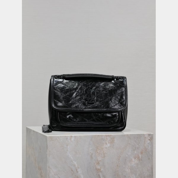 Best 7 Star Niki YSL Replicas High Quality Oil wax leather Bags